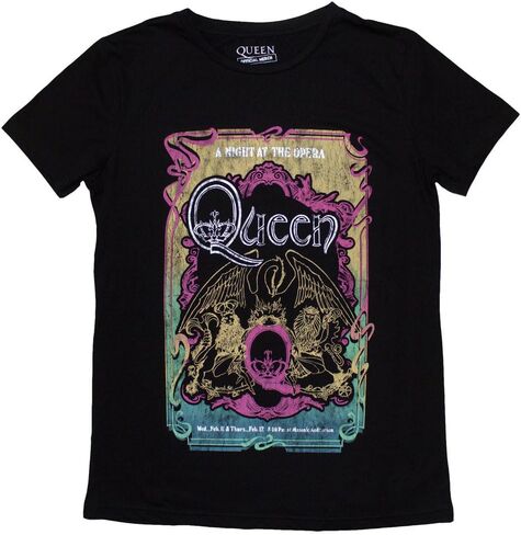 Queen A Night at The Opera Tour '76 Junior Top Black in Saudi Arabia