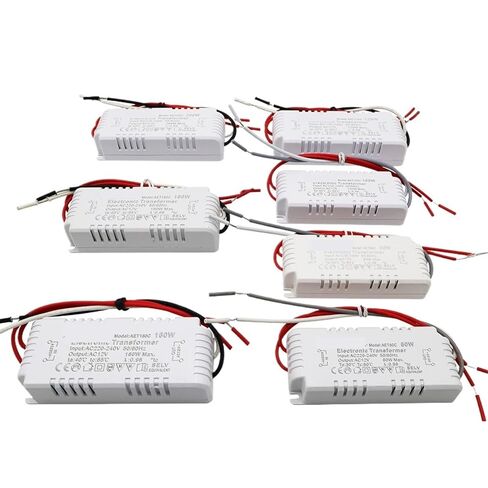 1 قطعة عكس الضوء 160 واط 180 واط 200 واط AC220V إلى AC12V محول إلكتروني ل G4/G5.3 MR11/MR16 الكوارتز مصباح الكريستال مصباح (160 واط) in Saudi Arabia