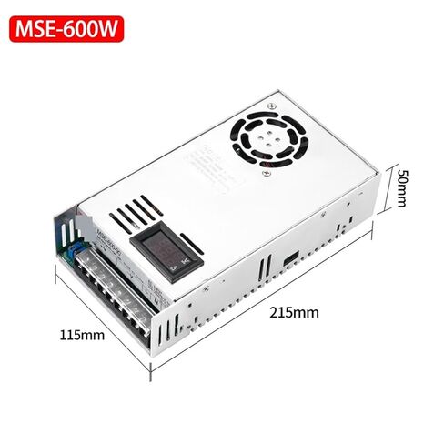 1pcs 600W Industrial Adjustable Switching Power Supply 0-12V 15V 24V 36V 48v 60V 72V 80V 110V 220V Digital Display Transformer(0-110V 5.4A) in Saudi Arabia