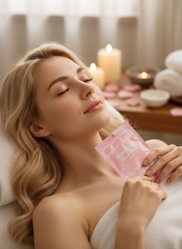 NancyTree Rose Flower Semi-Gel Mask -8 Sheet Premium Hydrating set in Saudi Arabia