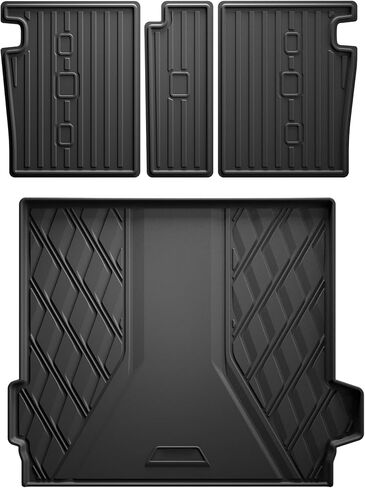 AOMSAZTO Cargo Mat and Backrest Mat Compatible with BMW X5 2019-2026 ONLY 5 Seats (Non 45e & 7-Seats Models): TPE All Weather Protection Car Cargo Liner Trunk Liner for BMW X5 G05 Accessories in Saudi Arabia