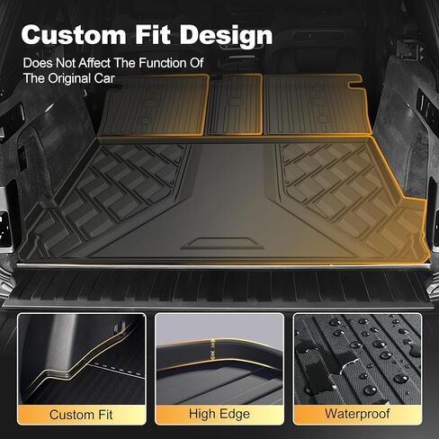 AOMSAZTO Cargo Mat and Backrest Mat Compatible with BMW X5 2019-2026 ONLY 5 Seats (Non 45e & 7-Seats Models): TPE All Weather Protection Car Cargo Liner Trunk Liner for BMW X5 G05 Accessories in Saudi Arabia
