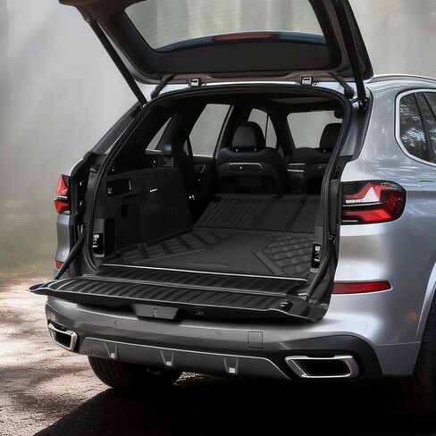 AOMSAZTO Cargo Mat and Backrest Mat Compatible with BMW X5 2019-2026 ONLY 5 Seats (Non 45e & 7-Seats Models): TPE All Weather Protection Car Cargo Liner Trunk Liner for BMW X5 G05 Accessories in Saudi Arabia