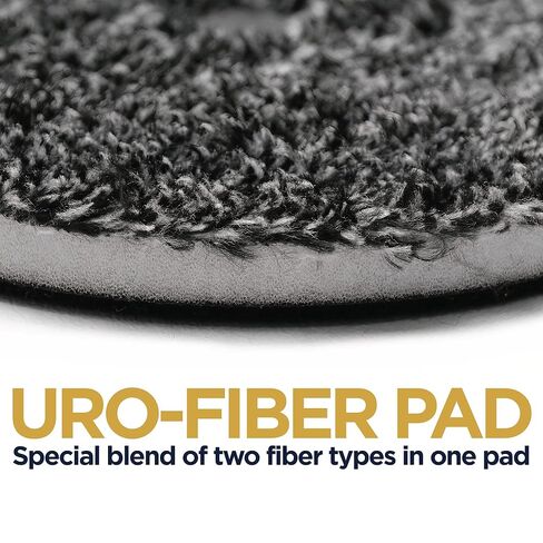 URO-Fiber Microfiber Car Buffer Polisher Pads for Buff and Shine, 6 Inch Polisher Dual Action Buffing Tool for Cutting, Polishing Pad & Finishing, Durable Foam Car Polish Detailing Supplies (692mfp) in Saudi Arabia