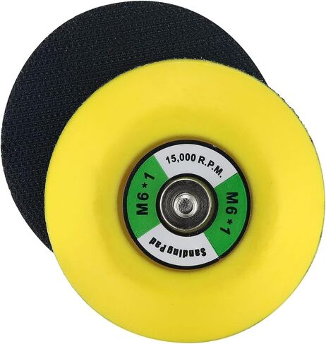 2" Hook and Loop Backing Pad for Polisher M6 Threads, Universal Mini Air Sander Backing Plate for Sanding Polishing Buffing (2Pcs 2in) in Saudi Arabia