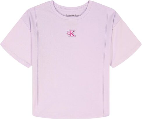 Calvin Klein Girls' Short Sleeve T-Shirt, Soft & Comfortable in Saudi Arabia