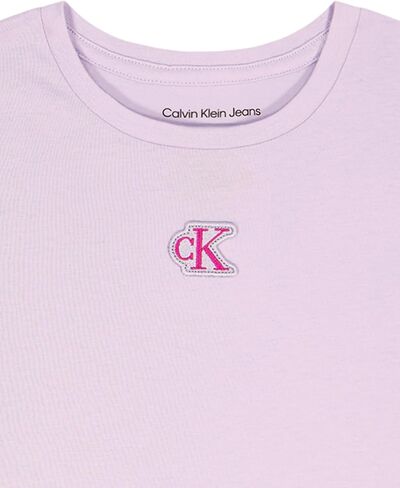 Calvin Klein Girls' Short Sleeve T-Shirt, Soft & Comfortable in Saudi Arabia