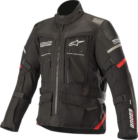 سترات Alpinestars Andes Pro Drystar للرجال للدراجات النارية - أسود/أحمر/متوسط in Saudi Arabia