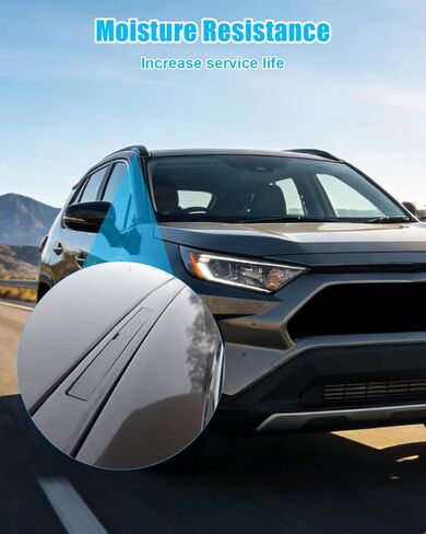 Plastic Roof Rails Rack End Cover Shell Compatible with Toyota RAV4 XA50 2019-2024, Roof Rail End Protection Caps, 4PCS in Kuwait