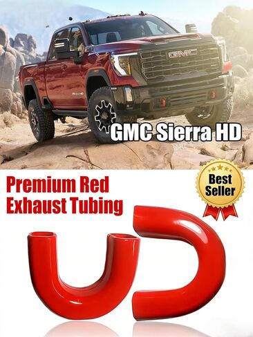 أغطية خطاف السحب لـ 2020-2026 GMC Sierra 2500/3500 HD، غطاء وصلة سحب مخصص خطافات سحب أمامية متوافقة مع ملحقات GMC Sierra 2500/3500 HD 2020-2026 (أحمر) in Kuwait