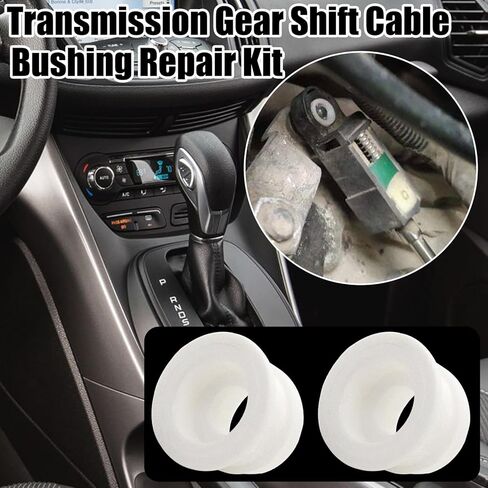 2 قطعة طقم جلبة كابل ناقل الحركة لسيارة Ford Edge Fusion Escape Transit Connect C-Max، مجموعة إصلاح جلبة كابل نقل الحركة والعتاد استبدال OEM #DG9Z-7K340-A KV6Z-7K340-A in Kuwait