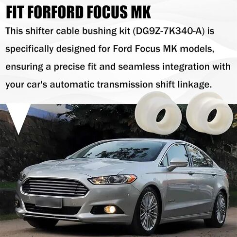 2 قطعة طقم جلبة كابل ناقل الحركة لسيارة Ford Edge Fusion Escape Transit Connect C-Max، مجموعة إصلاح جلبة كابل نقل الحركة والعتاد استبدال OEM #DG9Z-7K340-A KV6Z-7K340-A in Kuwait