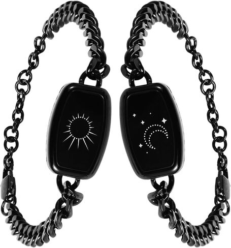 أساور تعمل باللمس لمسافات طويلة للأزواج - أساور بلوتوث تعمل بالاهتزاز والإضاءة لهدايا العلاقات | مجوهرات فريدة من نوعها لصديقتك وصديقك وأحبائك، ابقِ أقربائك في أي مكان in Kuwait