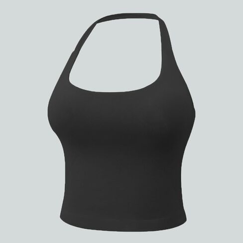 Longline Sports Bras for Women Running Top Padded Open Back Seamless Workout Gym Yoga Crop Top in Saudi Arabia