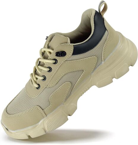 Steel Toe Shoes for Men Women Slip Resistant Lightweight Steel Toe Boots Puncture Proof Indestructible Comfortable Safety Steel Toe Shock Absorption Work Shoes in Saudi Arabia