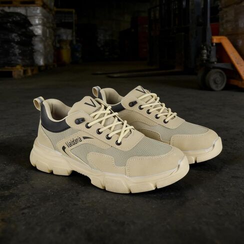Steel Toe Shoes for Men Women Slip Resistant Lightweight Steel Toe Boots Puncture Proof Indestructible Comfortable Safety Steel Toe Shock Absorption Work Shoes in Saudi Arabia