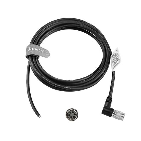 Basler AVT GIGE CCD Industrial Camera Power Cable HR10A-7P-6S Right Angle 6-Pin Female to Open 3 Meters in Kuwait