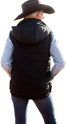 Women's Crazy Jane Vest - Black - STS Ranchwear in Saudi Arabia