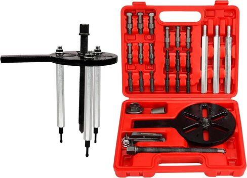 21 in 1 Bearing Puller Set with Curved Hook and 6 Sizes of Collets Bearing Removal Tool Bearing Disassembly Gear Puller Bearing Separator Set in Saudi Arabia