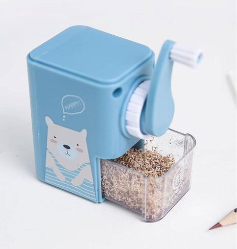 Pencil Sharpener Stationery Supplies 1Pcs Pencil Sharpener, Blue in Saudi Arabia