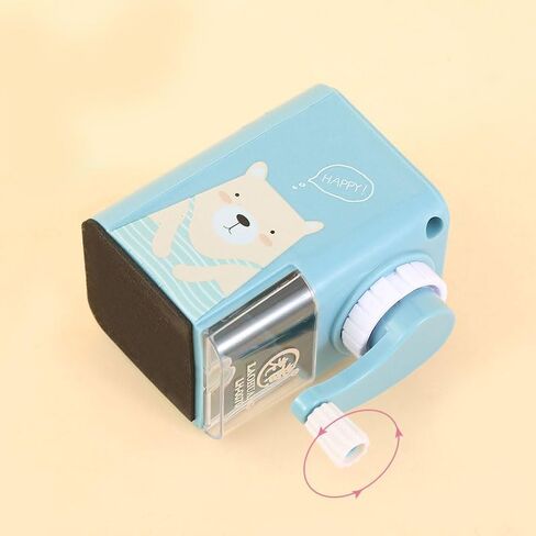 Pencil Sharpener Stationery Supplies 1Pcs Pencil Sharpener, Blue in Saudi Arabia