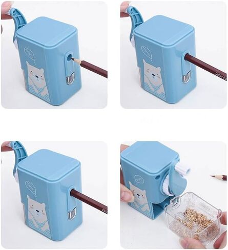 Pencil Sharpener Stationery Supplies 1Pcs Pencil Sharpener, Blue in Saudi Arabia