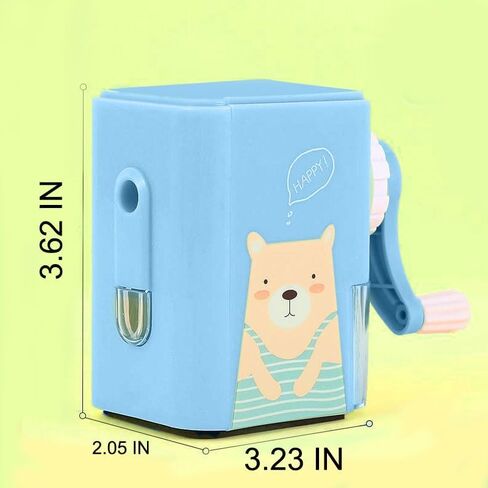 Pencil Sharpener Stationery Supplies 1Pcs Pencil Sharpener, Blue in Saudi Arabia
