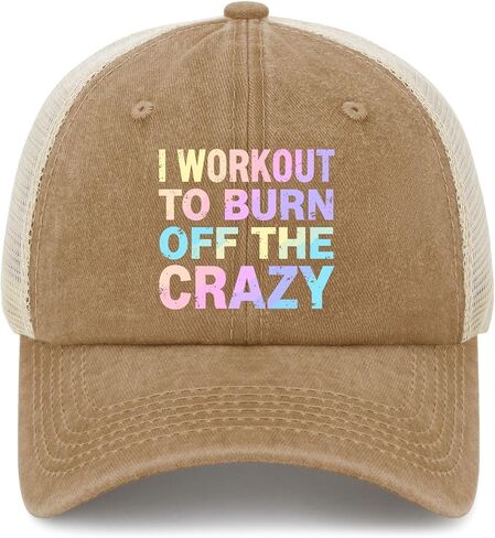 I Workouts to-Burn Offs The Crazier Hats for Womens Low Profile Washed in Saudi Arabia
