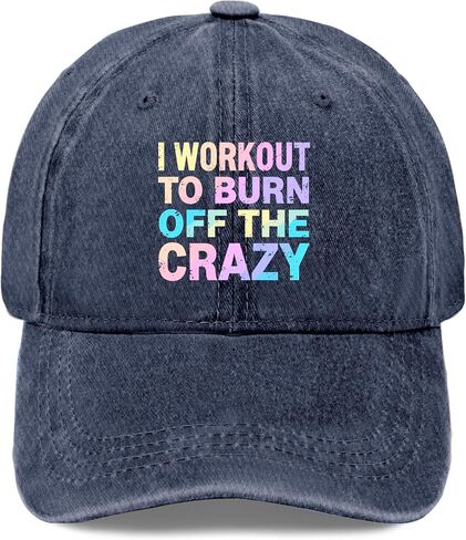 I Workouts to-Burn Offs القبعة الأكثر جنونًا للنساء المضحكات المغسولات in Saudi Arabia