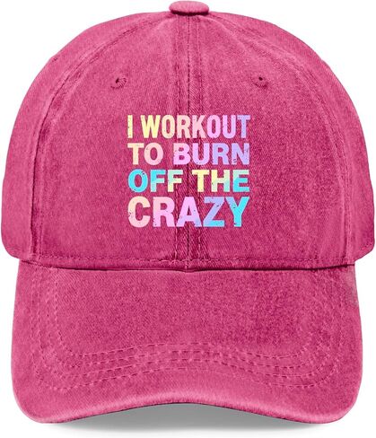 I Workouts to-Burn Offs القبعة الأكثر جنونًا للنساء المضحكات المغسولات in Kuwait