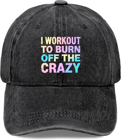 I Workouts to-Burn Offs القبعة الأكثر جنونًا للنساء المضحكات المغسولات in Kuwait