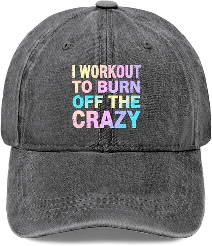I Workouts to-Burn Offs القبعة الأكثر جنونًا للنساء المضحكات المغسولات in Kuwait