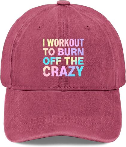 I Workouts to-Burn Offs القبعة الأكثر جنونًا للنساء المضحكات المغسولات in Kuwait