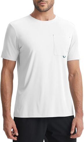 baleaf Men's Pocket T Shirts Short Sleeve Sun Shirts UPF 50+ UV SPF Lightweight Quick Dry Hiking Fishing Swim Rash Guard in Saudi Arabia
