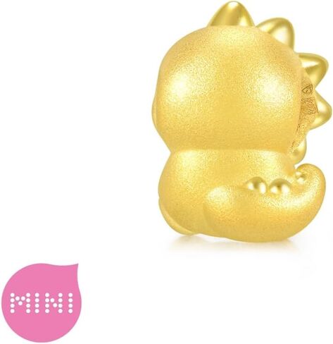 CHOW SANG SANG 999 24K Gold Charme Cute Dinosaur Baby with Star Charm Bracelet for Women 93493C in Saudi Arabia