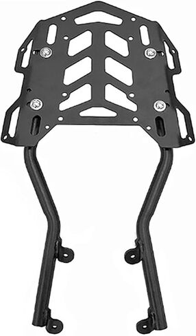 لهوندا CB300R CB250R 18-25 دراجة نارية الرف الخلفي الأمتعة حامل البضائع حامل الصندوق العلوي دعم قوس، سعة 15 كجم، تركيب خالٍ من اللكم، أسود، سبائك الألومنيوم in Kuwait