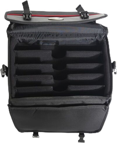 حقيبة تخزين لاب توب MCY MXLTN-RB5 تصل إلى 5 أجهزة كمبيوتر محمولة - أسود، 16x16x1.75 بوصة in Kuwait