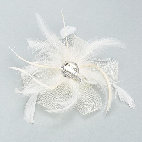 Womens Fascinator Hat Headpiece Tea Party Flower Hair Clip 20s Vintage Wedding Hair Accessories for Wedding Cocktail in Saudi Arabia