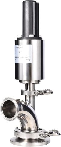 الفولاذ المقاوم للصدأ SS304 SS316L صمام أسفل خزان هوائي صحي in Kuwait