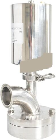 الفولاذ المقاوم للصدأ SS304 SS316L صمام أسفل خزان هوائي صحي in Kuwait