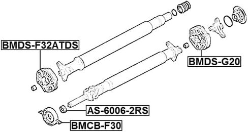 Drive Shaft Coupling Febest BMDS-F32ATDS OEM 26117518443 in Saudi Arabia