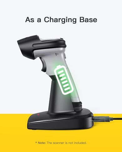 Inateck Bluetooth Barcode Scanner with Charging Base, 2D Wireless, Bundle Product, BCST-60 Green and BS04001 in Saudi Arabia