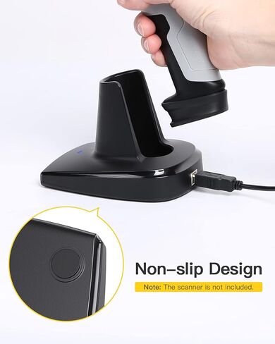 Inateck Bluetooth Barcode Scanner with Charging Base, 2D Wireless, Bundle Product, BCST-60 Green and BS04001 in Saudi Arabia