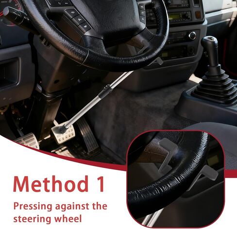 أداة خافض دواسة الفرامل، أداة خافض دواسة الفرامل قابلة للتعديل 19-41 تصميم مزدوج الرأس مضاد للانزلاق من الفولاذ المقاوم للصدأ مناسب لأعمال إصلاح نظام مكابح السيارات in Kuwait