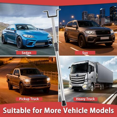 أداة خافض دواسة الفرامل، أداة خافض دواسة الفرامل قابلة للتعديل 19-41 تصميم مزدوج الرأس مضاد للانزلاق من الفولاذ المقاوم للصدأ مناسب لأعمال إصلاح نظام مكابح السيارات in Kuwait