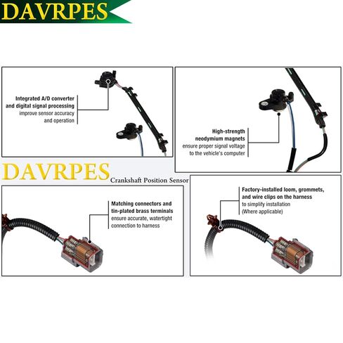 32804-04B مستشعر موضع العمود المرفقي متوافق مع 2010-2012 Harley-Davidson Forty Iron 883 Sportster 883 1200، 2012 Harley-Davidson Seventy Replace #32804 04B｜3280404B in Kuwait