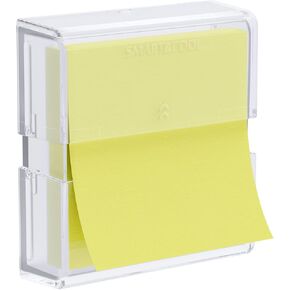 موزع ملاحظات منبثق مغناطيسي ذكي ورائع مقاس 3 × 3 بوصات منبثقة/ملاحظات لاصقة على شكل الأكورديون، عبوة واحدة، شفاف (الملاحظات غير متضمنة) in Kuwait