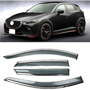 4pcs Car Front Rear Wind Deflectors for Mazda CX-3 2014-2019 Side Door Windows Wind Rain Deflectors Smoke Guard Shade Wind Shield Accessories in Kuwait