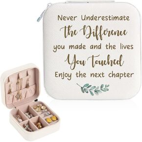 Retirement Gifts for Women 2026 Happy Retirement Gift Best Retired Gifts for Coworkers Friends to Woman Easter Day Gift Jewelry Case Box in Saudi Arabia