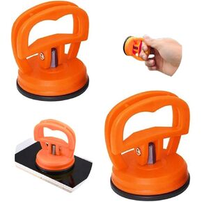Car Dent Puller, 2PCS Car Dent Remover Tools for Car Dent Repair, Dent Popper, Small Dent Puller, Screen Repair Kit Suction Cups for Glass, Screen, Tiles & Objects Moving, Orange in Saudi Arabia